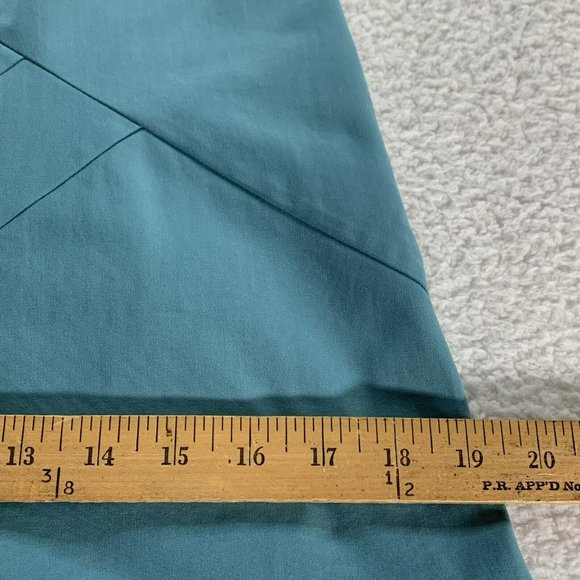 Lafayette 148 NY Women's Size 0 Blue Sleeveless Pleated Sheath Dress - Picture 11 of 16